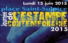 Juin 2015 – Journée de l’estampe contemporaine place Saint Sulpice